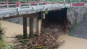 Baru Setahun, Jembatan Tamanan  Trenggalek Ambrol , Akses Perekonomian  Tertutup