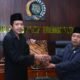 Ketua DPRD Trenggalek Doding Rahmadi saat bersama wakil bupati