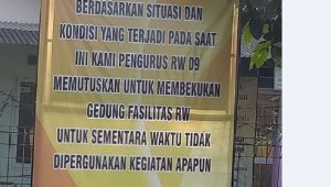 Ketua RW Diduga Gembok dan Rusak Gedung PAUD