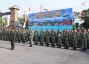 Kodim 0808 Blitar Gelar Upacara HUT Ke 81 TNI