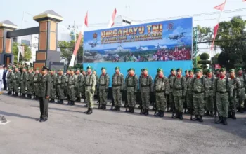 Kodim 0808 Blitar Gelar Upacara HUT Ke 81 TNI
