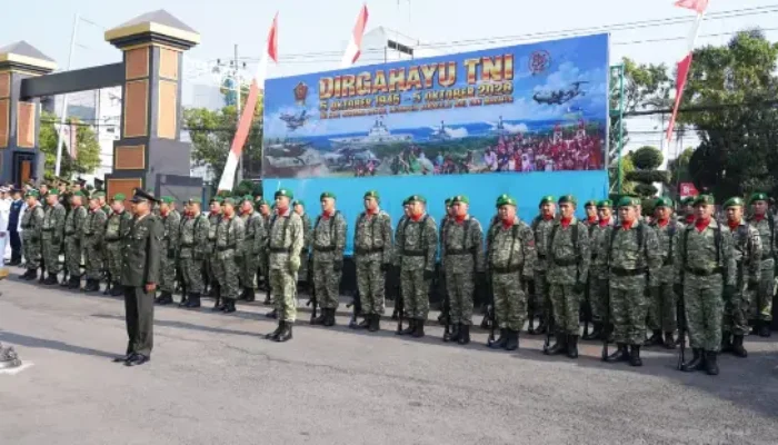 Kodim 0808/Blitar Gelar Upacara HUT Ke 81 TNI, Tegaskan Komitmen Kawal Kedaulatan Bersama Rakyat
