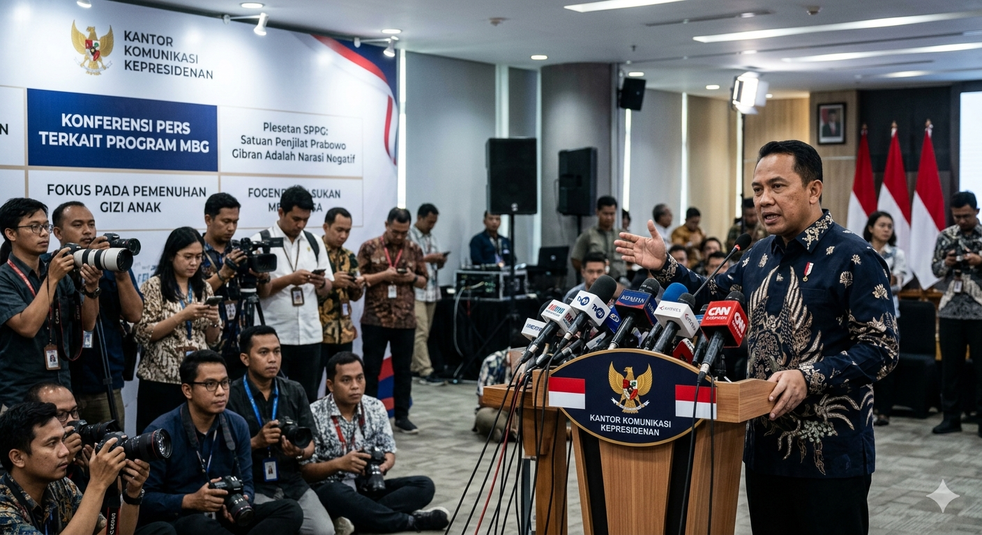 Kritik Tajam Hasan Nasbi Soal Plesetan Satuan Pelayanan Pemenuhan Gizi