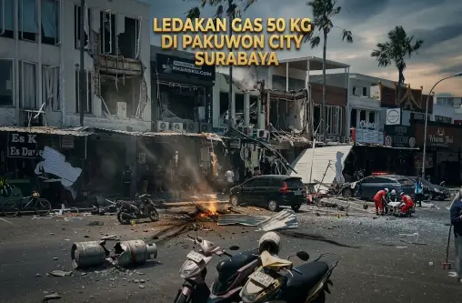 Ledakan Gas Pakuwon City Surabaya Rusakkan 41 Bangunan 1 Ledakan Gas Pakuwon City Surabaya Rusakkan 41 Bangunan