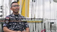 Letnan Kolonel Laut (P) Waluyo, Kuli bangunan yang kini menjadi Komandan KRI Bima Suci