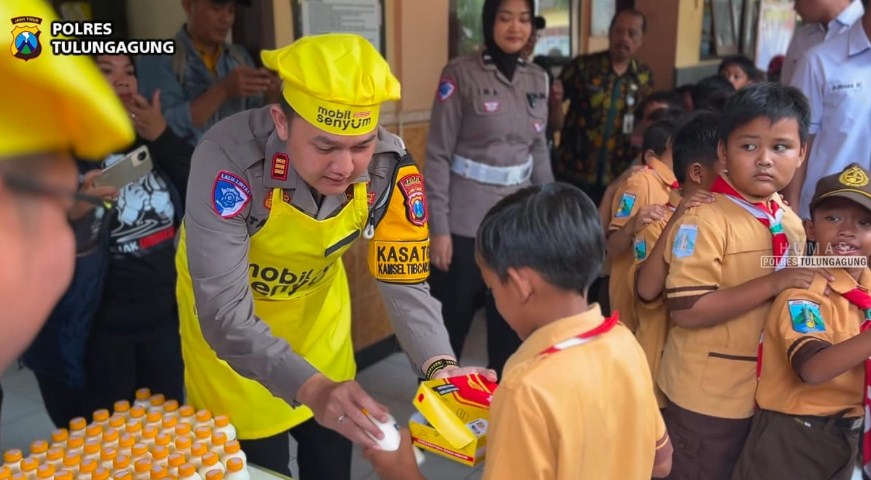 Luncurkan Mobil Senyum, Polres Tulungagung dan HIPMI Siap Mendukung Program Makan Bergizi Gratis