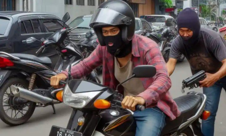 Nekat Tantang Duel Usai Kepergok Mencuri Motor, Pria Surabaya Babak Belur Dihajar Massa
