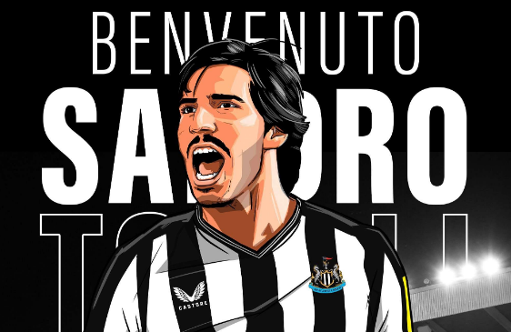 Newcastle United Resmi Memperkenalkan Rekrutan Baru, Sandro Tonali dari AC Milan