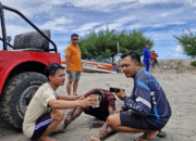 Ombak Ganas Telan Tiga Wisatawan, Satu Hilang Misterius