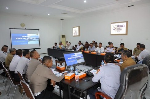 Pembangunan Ulang Jembatan Semampir, Pemkot Kediri Siapkan Rekayasa Arus Lalu Lintas