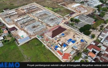 Pembangunan Sekolah Rakyat Trenggalek Dikebut Nonstop Target Selesai Pertengahan Tahun