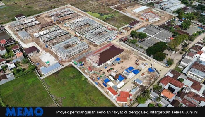 Pembangunan Sekolah Rakyat Trenggalek Dikebut Nonstop Target Selesai Pertengahan Tahun