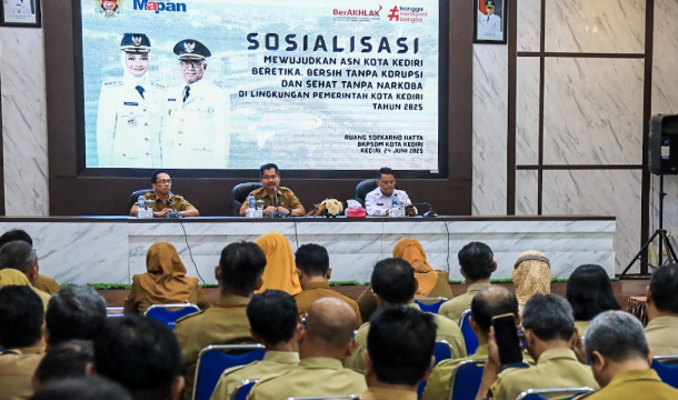 Pemkot Kediri Dorong ASN Bersih, Beretika dan Anti Korupsi Melalui Nilai-Nilai Berakhlak