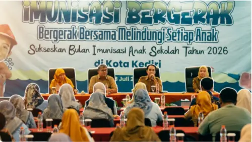 Program BIAS 2026 Kota Kediri, Bulan Imunisasi Anak Sekolah, Dinas Kesehatan Kota Kediri, Vaksin HPV Gratis, Imunisasi Anak SD, Kota Kediri