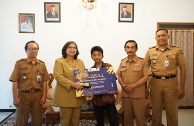 Pj Wali Kota Kediri Apresiasi Pemenang dan Nominator Lomba Video Animasi