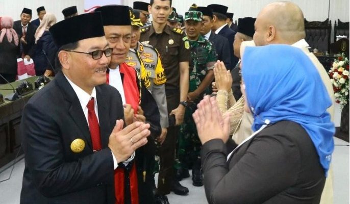 Pjs Bupati Blitar Hadiri Peresmian Pimpinan DPRD Masa Jabatan 2025-2029