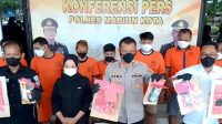 Polres Madiun Kota ringkus 10 tersangka kasus narkoba dan obat keras