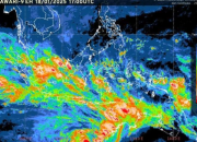 Prakiraan Cuaca 19 Januari: Hujan Petir Mengancam Sejumlah Kota di Indonesia