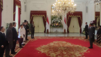 Presiden Joko Widodo Menerima Surat Kepercayaan dari 10 Duta Besar Negara Sahabat