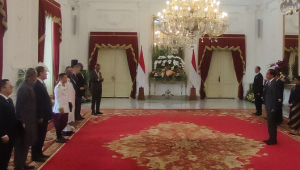 Presiden Joko Widodo Menerima Surat Kepercayaan dari 10 Duta Besar Negara Sahabat