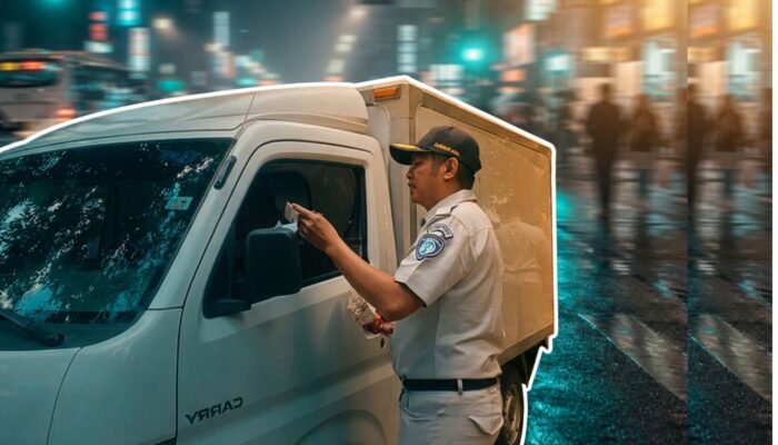 Razia Gabungan Tulungagung Jaring Puluhan Kendaraan Menunggak Pajak