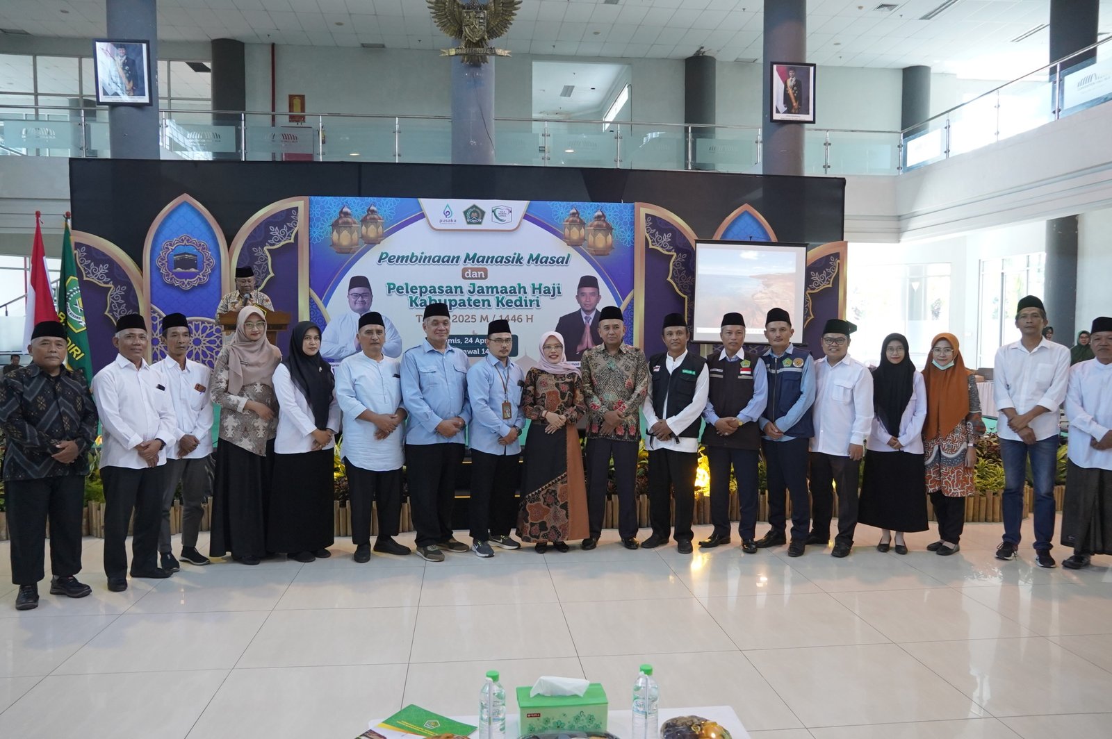 Jamaah Haji Kabupaten Kediri Dilepas Wakil Bupati Kediri Menuju Tanah Suci