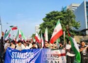 Ribuan Massa Gelar Aksi Solidaritas di CFD Jakarta, Bela Iran Kecam Agresi Israel
