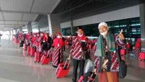 Pertama Sejak Pandemi, Panglima Express Berangkatkan Jamaah Umroh dari Juanda Surabaya