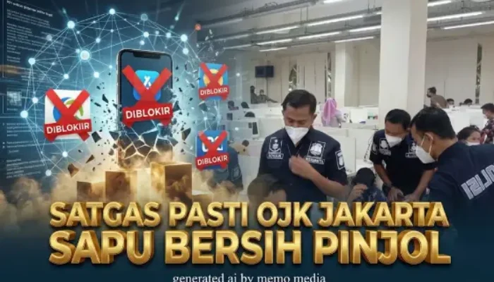 Satgas PASTI OJK Jakarta Sapu Bersih 951 Pinjol Ilegal Pemburu Mangsa