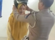 Santri Ponpes Hikmatul Amanah, Dapat Edukasi Tertib Lalu Lintas, dari Satlantas Mojokerto