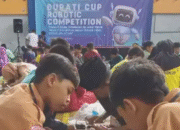 173 Siswa SD dan MI Adu Kecanggihan Robot di GOR Lamongan