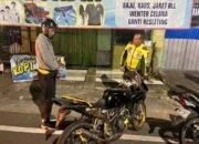 Satlantas Polres Blitar Kota Lakukan Operasi Anti Balap Liar dan Knalpot Brong
