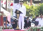 Mas Ibbin Pimpin Upacara Bendera HUT Ke-80 RI yang Digelar Pemkot Blitar