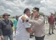 Polres Blitar Berikan Sambutan Humanis kepada Massa Demo Hari Tani Nasional