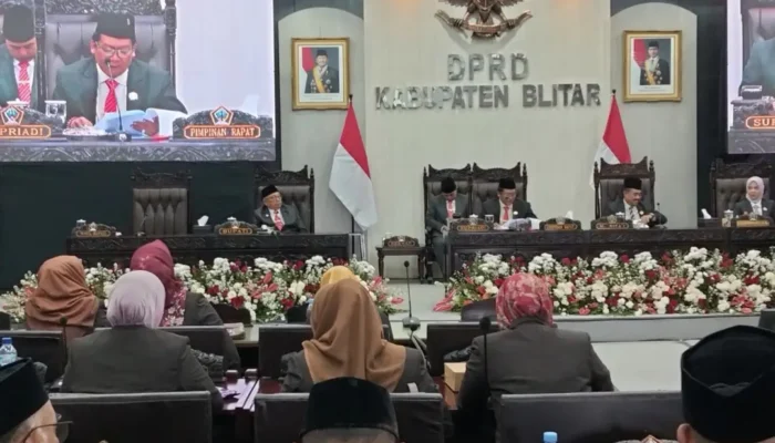 Pidato Kenegaraan Jadi Momentum DPRD Blitar Tekankan Pemerataan Pembangunan dan Kesejahteraan