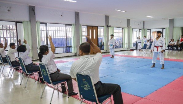Semangat O2SN Karate SMP Kediri Berkobar Lahirkan Bibit Atlet Masa Depan