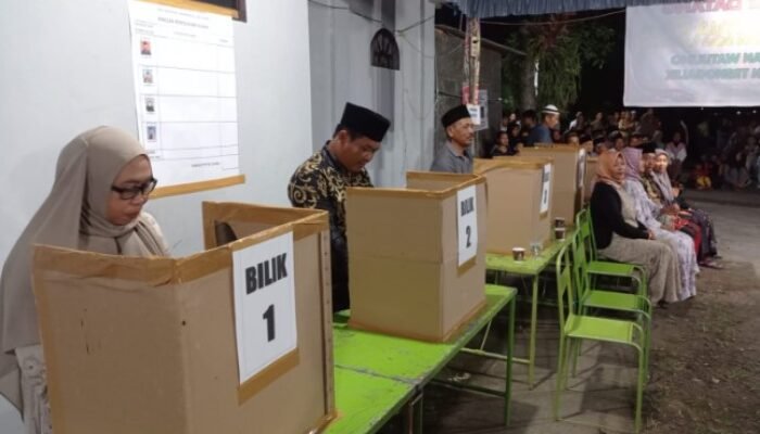 Semarak Demokrasi ala Pemilu di Pemilihan Ketua RT Trenggalek