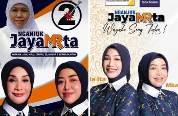 Sinyal Positip dari Muslimat NU Nganjuk, Khofifah Kawal Bunda Ita dan Mbak Yuli