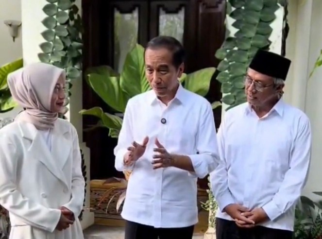 Sowan Mantan Presiden Jokowi, Paslon Pilwali Kediri Vinanda dan Gus Qowim dapat Pesan Peningkatan Industri Pariwisata