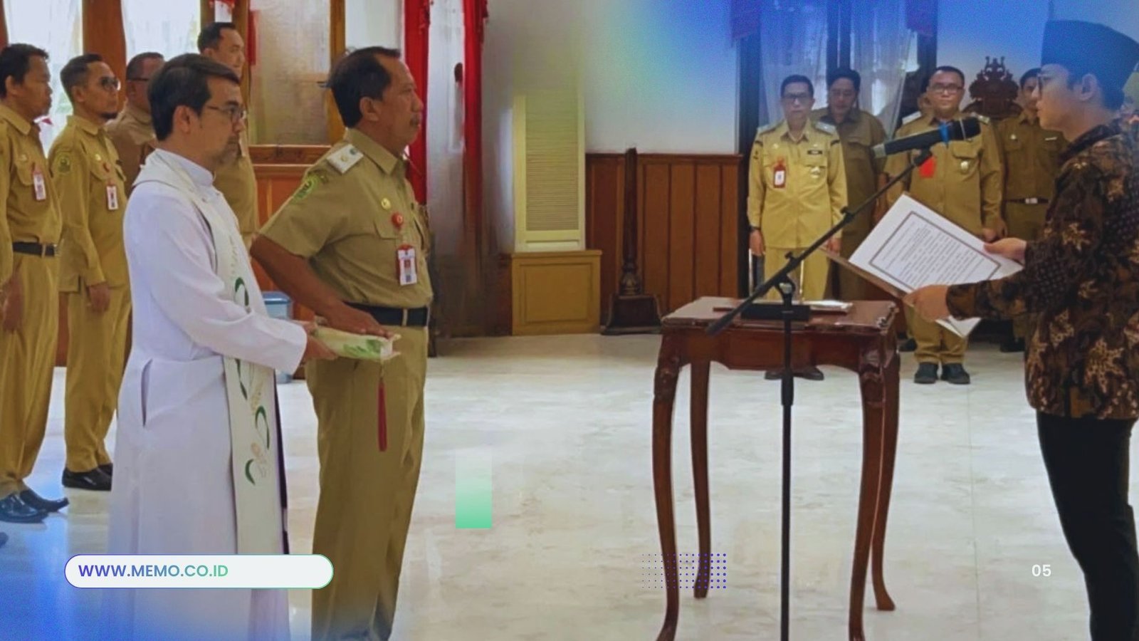 Stefanus Triadi Atmono Resmi Jabat Penjabat Sekda Trenggalek Baru Menggantikan Edy Soepriyanto Yang Pensiun