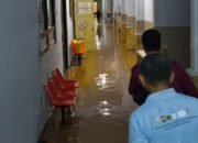 Sungai Ngasinan Meluap, Sempat Genangi Area Rawat Jalan RSUD dr. Soedomo Trenggalek