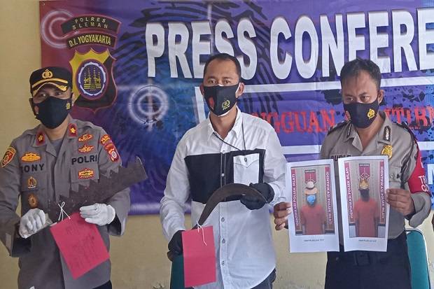 Terlibat Tawuran, 2 Remaja Garang Diringkus Polisi di Sleman