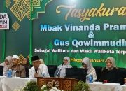 Terpilih Wali Kota Kediri, Vinanda - Gus Qowim Gelar Tasyakuran