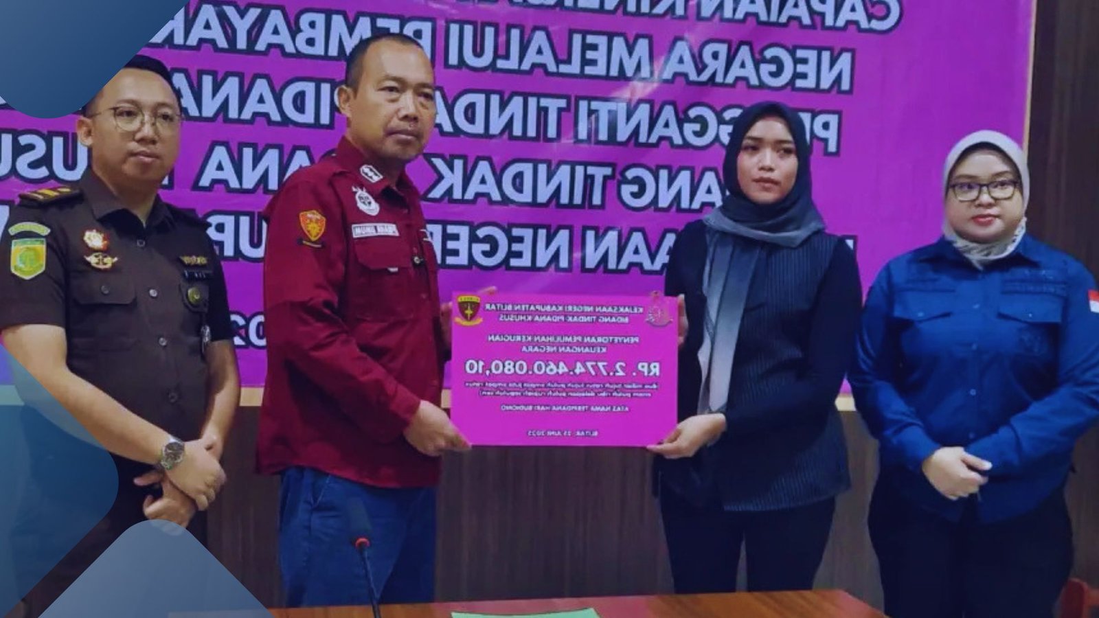 Tiga Terpidana Lakukan Pengembalian Uang Korupsi Dam Kalibentak Blitar