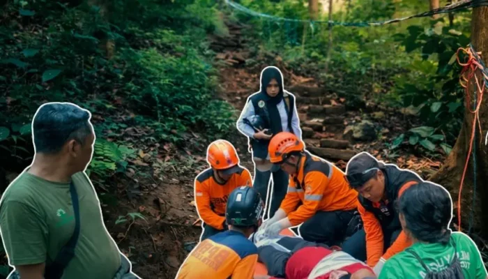 Terpeleset hingga Dislokasi Kaki, Evakuasi Pendaki Gunung Klotok Berlangsung Dramatis