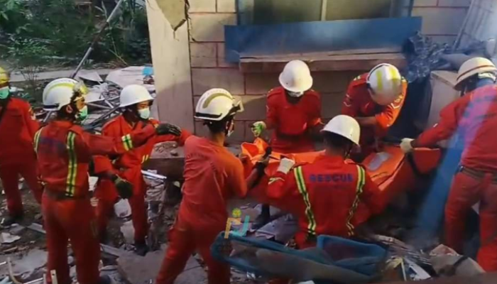Tim INASAR Temukan 3 Jasad di Reruntuhan Gempa Myanmar