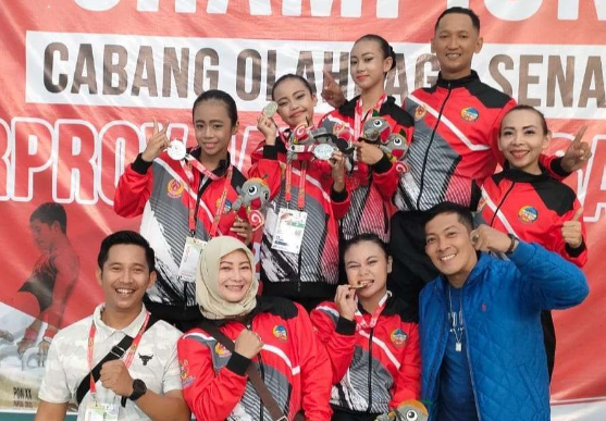 Tim Senam Banyumas Raih 2 Emas Gemilang di Porprov Jateng