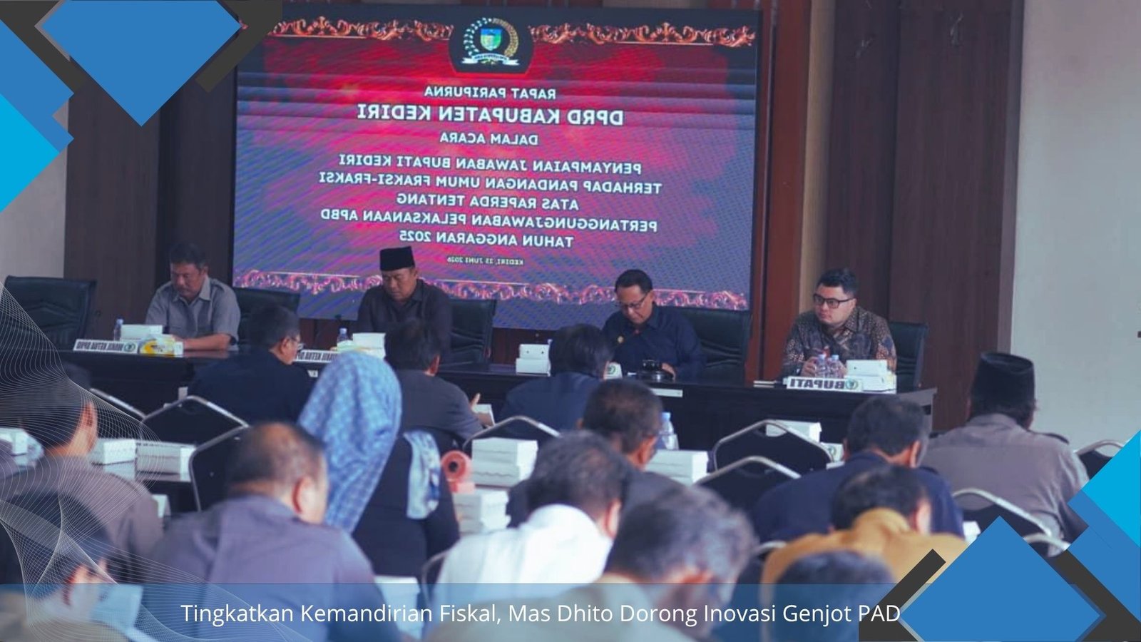 Tingkatkan Kemandirian Fiskal, Mas Dhito Dorong Inovasi Genjot PAD