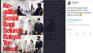 Kecewa Jokowi Langgar Prokes, #ProkesAlaRezim , Trending di Twitter