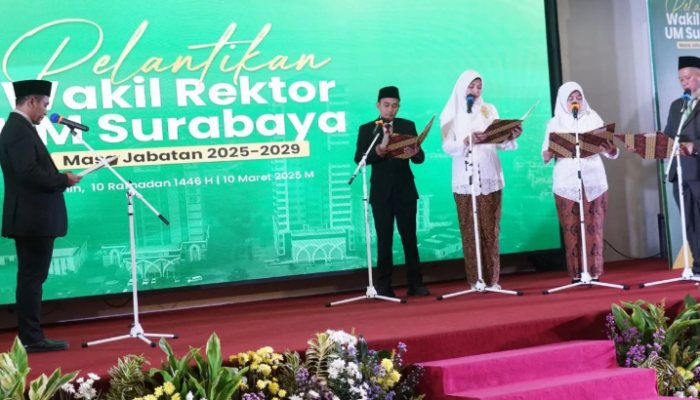 Transformasi Besar! UM Surabaya Punya Nahkoda Baru: Empat Wakil Rektor Dilantik untuk Percepat Inovasi